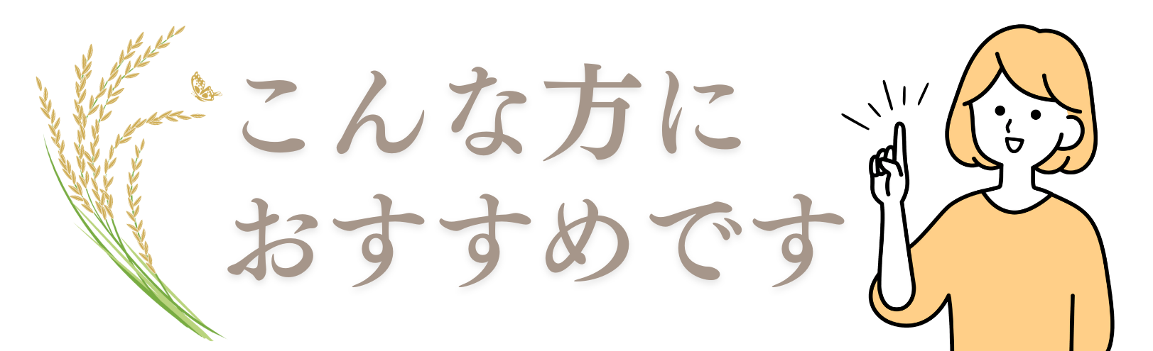 こんな方におすすめです